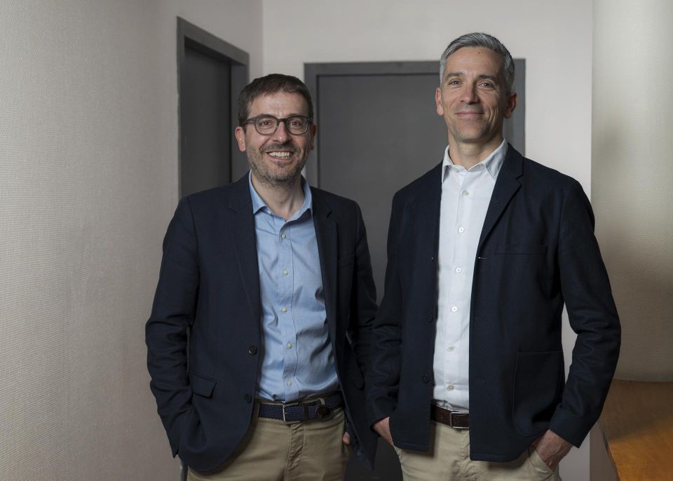 Alain Pariente et Olivier Décima © Gautier Dufau - université de Bordeaux 