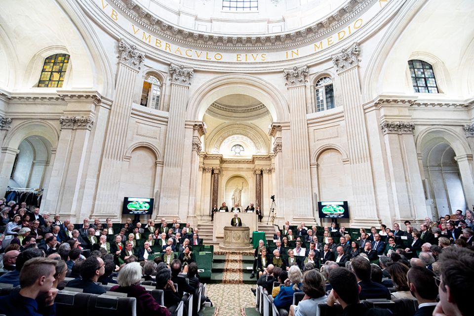 Une cérémonie de remise de prix de l’Académie des sciences. © S. Cassanas - CNRS