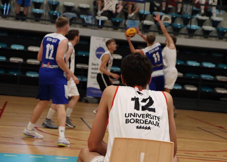 Match de basket 3x3 © université de Bordeaux