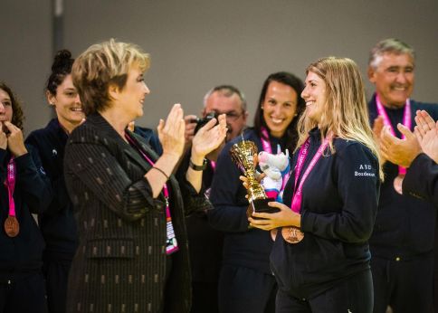 Photo Médaille de bronze pour l'équipe de handball féminin