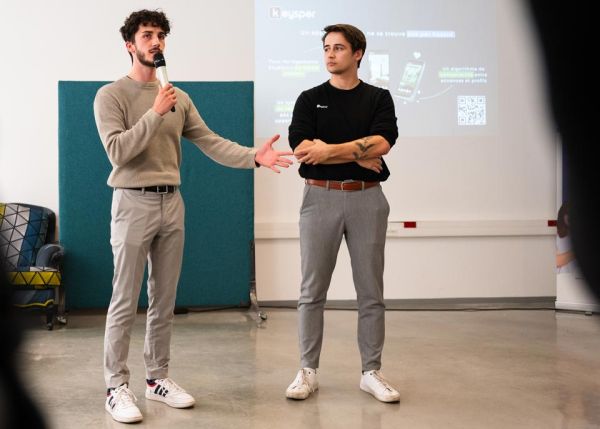 Photo : Clément Prévost et Antoine Letranchant, porteurs du projet Keysper ® Vincent Macher