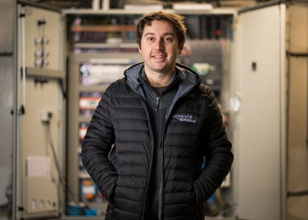 Photo : Mathieu Farges est energy manager, un nouveau métier à l'université de Bordeaux © Gautier Dufau