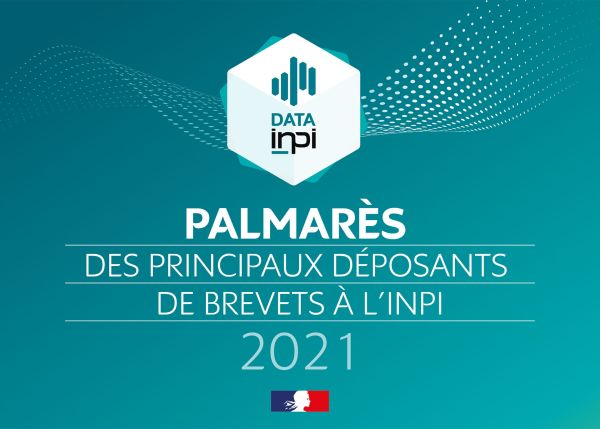 Photo : Palmarès INPI 2021 des déposants de brevets