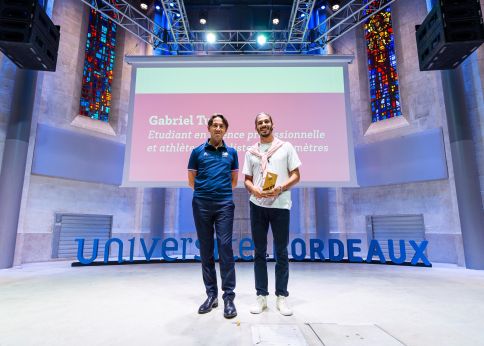 Photo Talent U d'honneur pour Gabriel Tual, étudiant à l'IUT et auteur de belles performances aux championnats du Monde et aux JO © Gautier Dufau